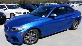 NEW BMW M235i Estoril Blue Walk Around Car Review [upl. by Dickenson]