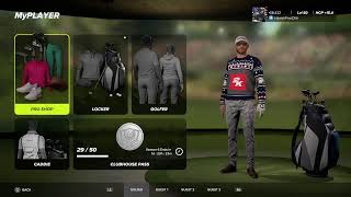 PGA Tour 2k23  1324  Ranked Solos amp Society Play [upl. by Pepi]