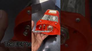 Automatic fixed Emergency Locator Transmitter ELT ll DrAviation aviation4u airbusaircraft [upl. by Moht]