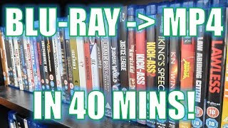 Bluray to HD MP4 in 40 mins [upl. by Nospmoht]