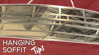 Hanging Ceiling Soffit with Wire  Soffit Tips  Armstrong Ceiling Solutions [upl. by Auka]