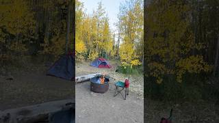 Clear creek campground Georgetown CO colorado mountains fall colors camping breakfast yew [upl. by Suirtimid]