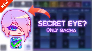 Secret eye in gacha club 👀✨  unpopular aesthetic eye hack [upl. by Ainer903]