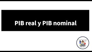 PIB real PIB nominal Deflactor del PIB ejercicio resuelto [upl. by Yrot]