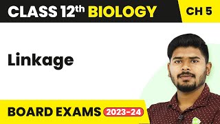 Linkage  Principles of Inheritance and Variation  Class 12 Biology 202223 [upl. by Artina]