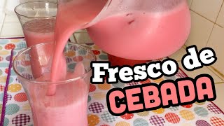 COMO HACER FRESCO DE CEBADA Salvadoreña [upl. by Nesnaj421]