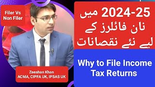 Why to get Active Filer Status in Pakistan  Active Filer FBR  Penalties for non Filers  FBR ITR [upl. by Adniralc556]