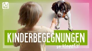 Kinderbegegnungen mit Hund  so gehts richtig [upl. by Lotty]