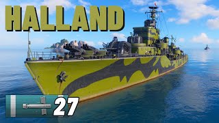 Halland 300K Damage with Torpedoes and a LastSecond Victory [upl. by Orsini]