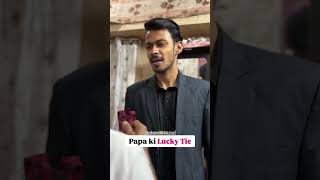 Papa ki lucky tie 😀 funny viralshorts scam trending trendingshorts 5funny akawithkunal [upl. by Assirral605]