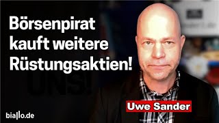 Börsenpirat Sander Darum investiere ich in Rüstungsaktien  Beate Sander Nachlassdepot im Check [upl. by Anifesoj79]