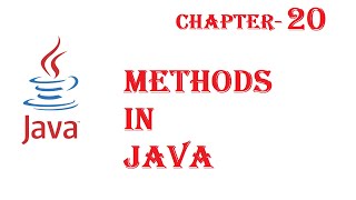 Methods in Java  java tutorial  w3Schools  Chapter 20  English [upl. by Quiteri]