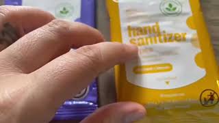 Everyone Hand Sanitizer Wipes 15 Wipes Coconut and Lemon Review [upl. by Vladamar]