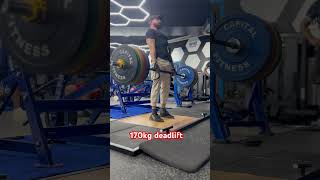 170KG DEADLIFTshorts [upl. by Karlyn]