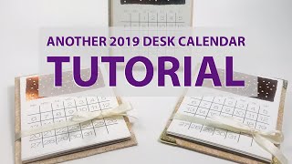 TUTORIAL Use What You Have Desk Calendar [upl. by Sualkcin]