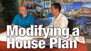 Stock House Plan Modification  How to Modify a Plan [upl. by Ynaffital]