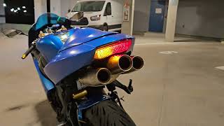 2006 zx6r zx6r ninja 636 Candy Flat raw plasma bluelaser exhaust [upl. by Ennayrb]