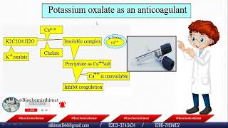 Anticoagulant Potassium oxalateAmmonium oxalate action mechanism uses advantages disadvantages [upl. by Higginson]