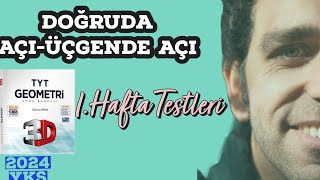 Doğruda ve Üçgende Açı 1Hafta Testleri  3D TYT Geometri [upl. by Secrest]