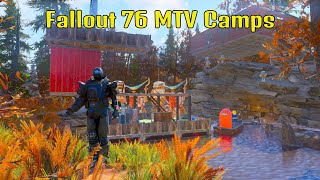 Fallout 76 Waterfall Camp Build [upl. by Pardner800]