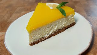 HARİKA SOSUYLA ÇATLAMAYAN LİMONLU CHEESECAKE TARİFİ 🍋  Nükhetin tarif defteri [upl. by Dalston]