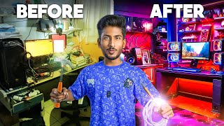 I Turned My Messy Room into an EPIC YouTubeGaming Setup [upl. by Gracye]