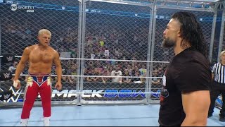 Roman Reigns RETURNS to Help Cody Rhodes WWE SmackDown 91324 REACTION [upl. by Rafaelof759]