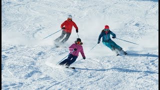 2018 SKI TESTS  Best Womens Piste Skis sponsored by SnowRock [upl. by Terbecki]