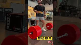 405 DEADLIFT REP PR [upl. by Roach58]