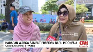 Harapan Warga Sambut Presiden Baru Indonesia [upl. by Eehtomit]