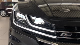 Volkswagen Arteon 2017 R Line black in depth first look in 4K [upl. by Wie]