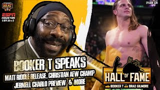 Booker T on Matt Riddle Release Christian Cages Title Win and Jermell Charlo Preview [upl. by Ardnuasac868]