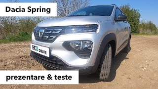 Dacia Spring  teste de consum autonomie și încărcare [upl. by Gyatt]