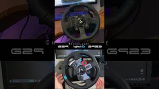 Logitech G923 vs Logitech G29 logitech thrustmaster fanatec moza pxn [upl. by Nogem965]