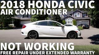 2018 Honda Civic AC Blowing Warm Air  10th Gen Civic AC Not Blowing Cold Air Fixed  Free Repair [upl. by Matrona418]