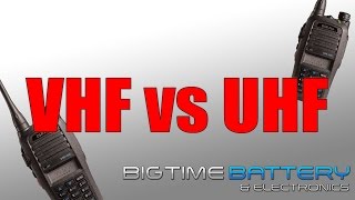 VHF vs UHF  Whats the difference [upl. by Anitsihc]