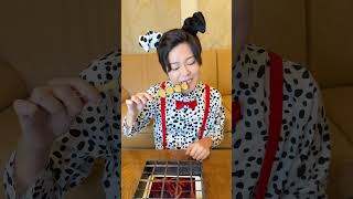 PRESENT SOMEONE WITH A HEART SHAPED CARDBOARD YAKITORI！asmr [upl. by Loredo]