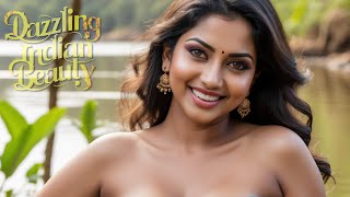 4K Indian AI Lookbook Model Aneeta  AI Art  Photoshoot of Fishing Trip [upl. by Rhetta]