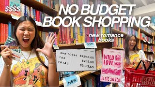 NO BUDGET BOOK SHOPPING buying everything I want [upl. by Nogaem]