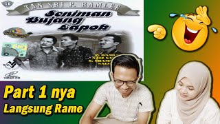 🤣Indonesian Reaction‼️Seniman Bujang Lapok Part 1 [upl. by Irrabaj]