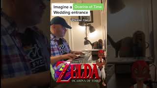 Gerudo Valley Zelda Ocarina of Time amp River Flows In You wedding entrance on piano [upl. by Aivekal]