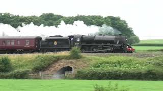 Young Girl Gets Very Exited Seeing 44871 TnT 47812 The West Somerset Steam Express  200724 [upl. by Oidale398]