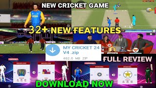 How To Download My Cricket 24 In Android New Cricket Game Download For Android Full Review [upl. by Sochor]