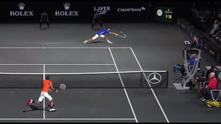 Great Rally Nadal vs Kyrgios with new anims  Tennis Elbow 2013 [upl. by Genna4]