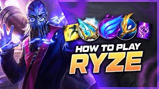 HOW TO PLAY RYZE SEASON 13  NEW Build amp Runes  Season 13 Ryze guide  League of Legends [upl. by Farlay903]