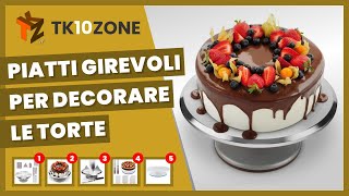 I migliori 5 piatti girevoli per decorare le torte [upl. by Franckot430]