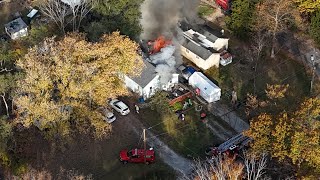 House fire in Creve Coeur Fire hydrant not working [upl. by Luhem]