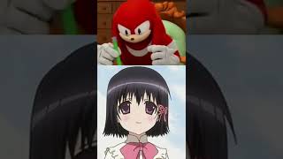 Knuckles Rates Kanokon Girls anime knucklesratesmeme sonicthehedgehog knucklesedit [upl. by Bettine114]