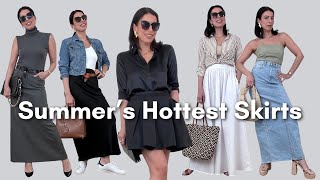 10 Ways To Style Summers Hottest Skirts [upl. by Worrell]