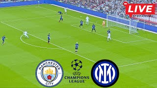 🔴LIVE Manchester City vs Inter Milan  Champions League 2425  Match Live Today [upl. by Mosby]